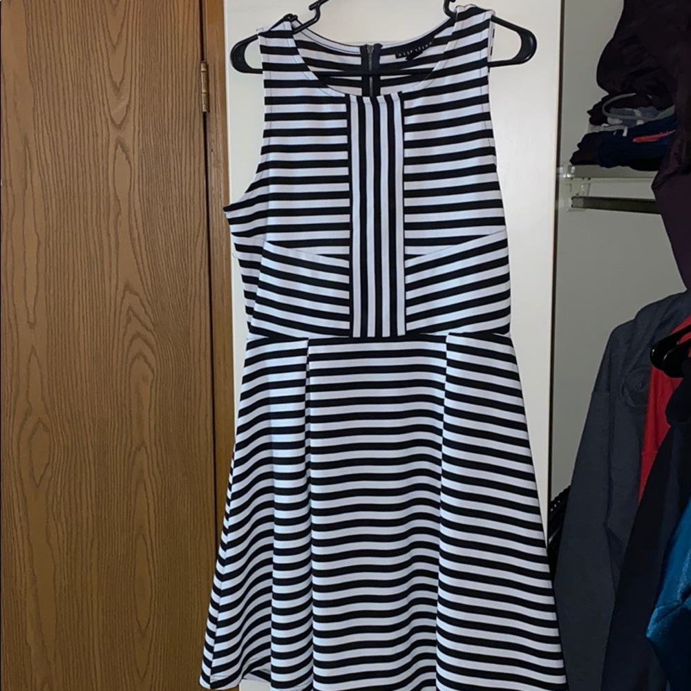 Black and white dress